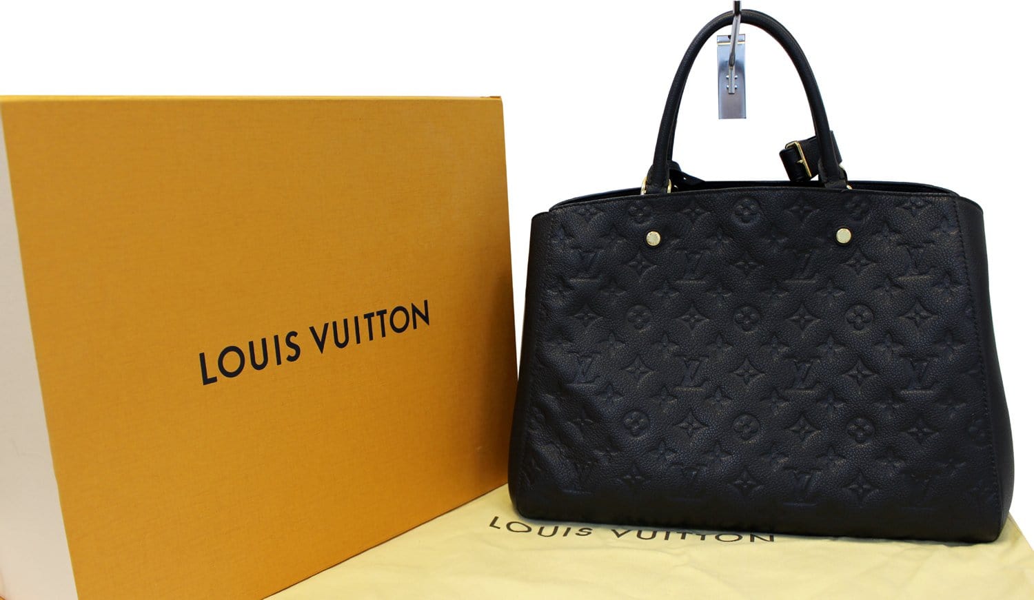 Louis Vuitton Montaigne Monogram Empreinte MM Noir - US