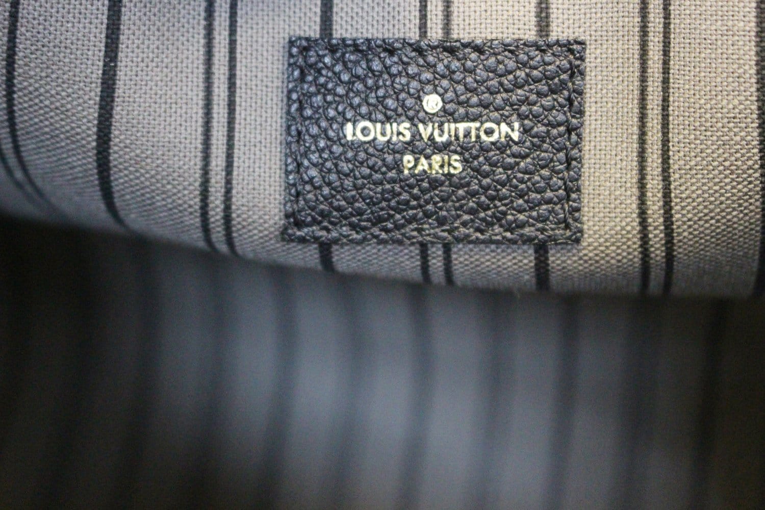 Louis Vuitton Montaigne Monogram Empreinte MM Noir - US