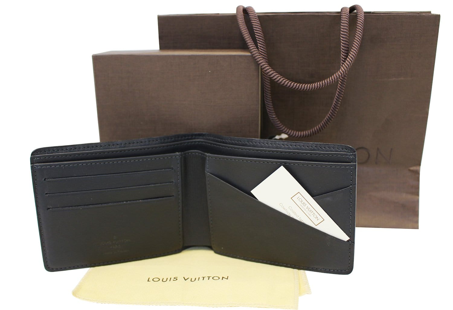 Louis Vuitton LV Damier Graphite Canvas Mens Leather Multiple