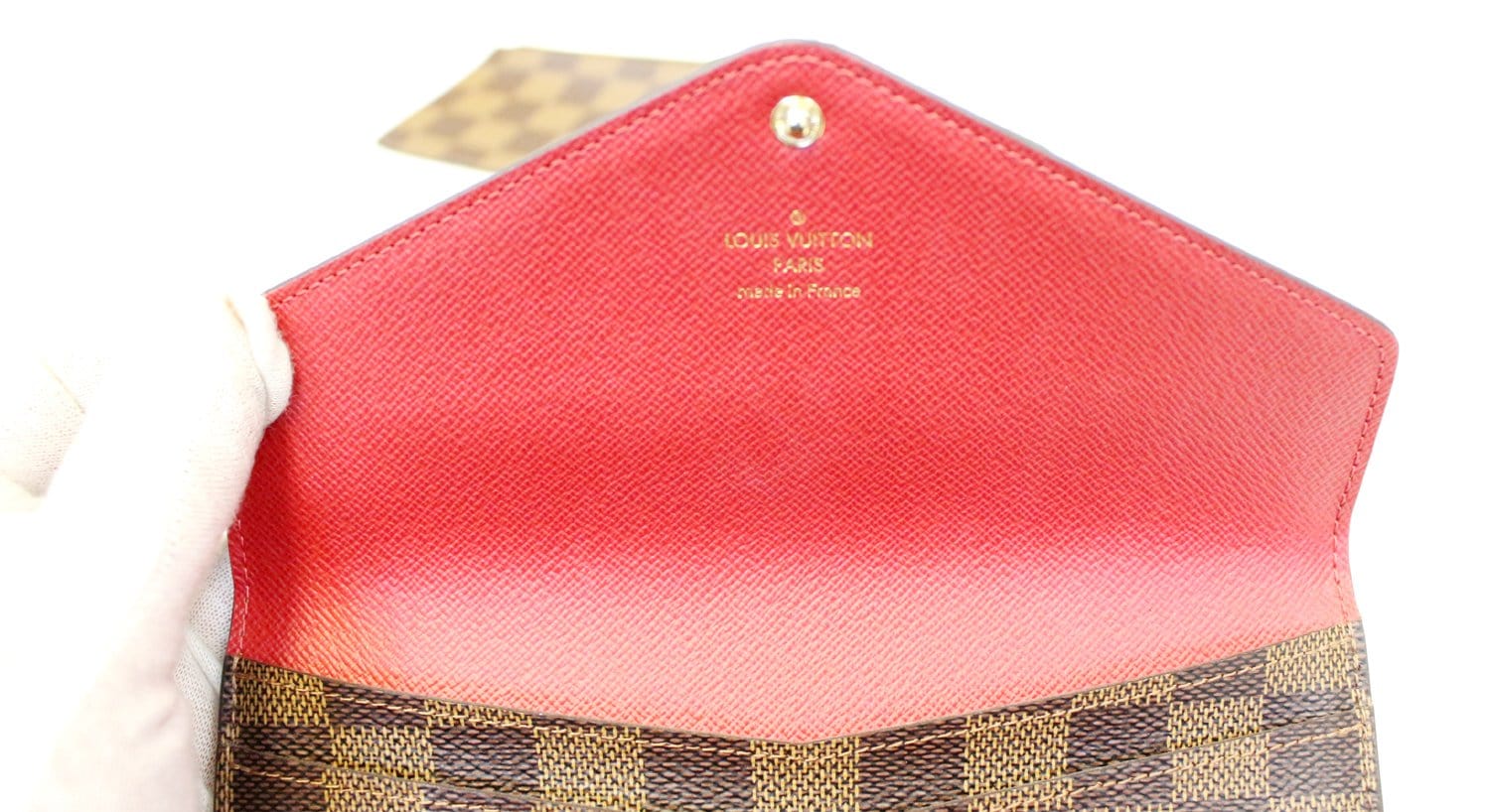 Preloved Louis Vuitton Josephine Wallet Monogram with Pink