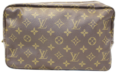 LOUIS VUITTON Monogram Canvas Trousse Toilette 28 Clutch