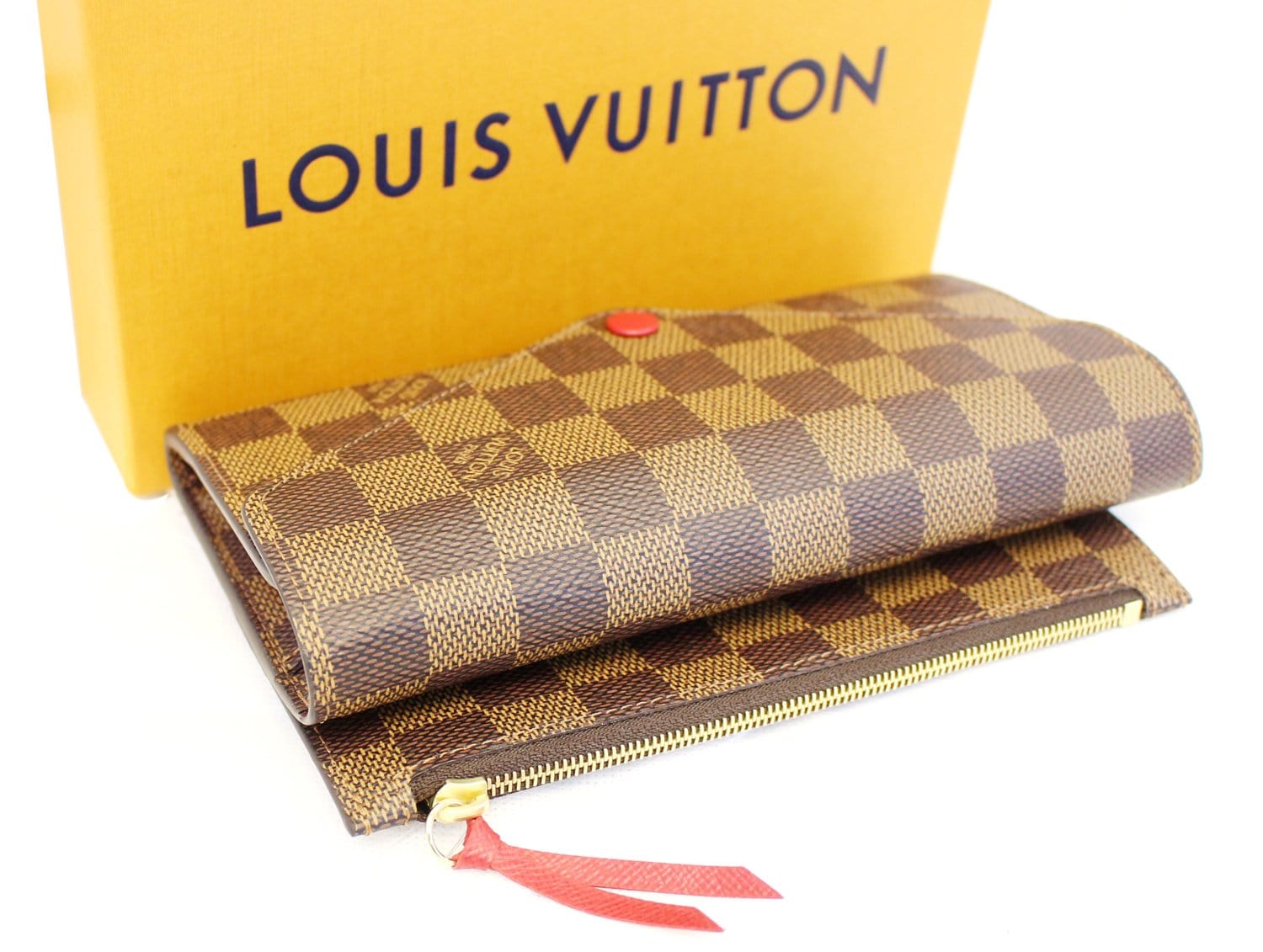 Louis Vuitton Damier Ebene Josephine Wallet w/ Box & Receipt – Oliver  Jewellery