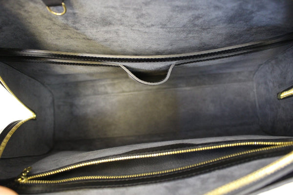 LOUIS VUITTON Black Epi Leather Sorbonne Briefcase Bag