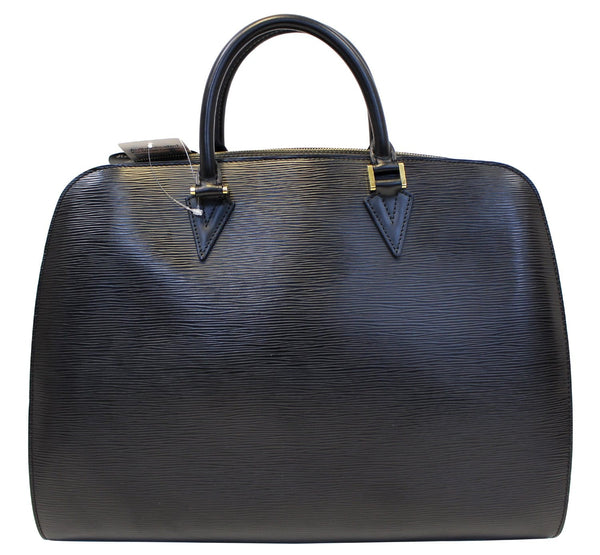 LOUIS VUITTON Black Epi Leather Sorbonne Briefcase Bag