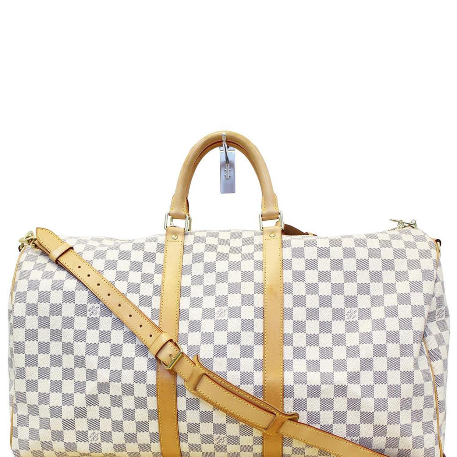 Louis Vuitton Bag Keepall Bandouliere 45 Damier Azur Canvas | 3D model