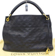 Louis Vuitton Empreinte Artsy MM Blue Infini Monogram Shoulder Bag- front side