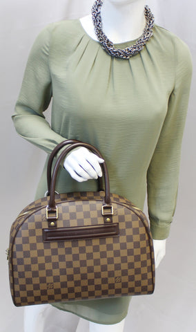 LOUIS VUITTON Damier Ebene Nolita Satchel Bag