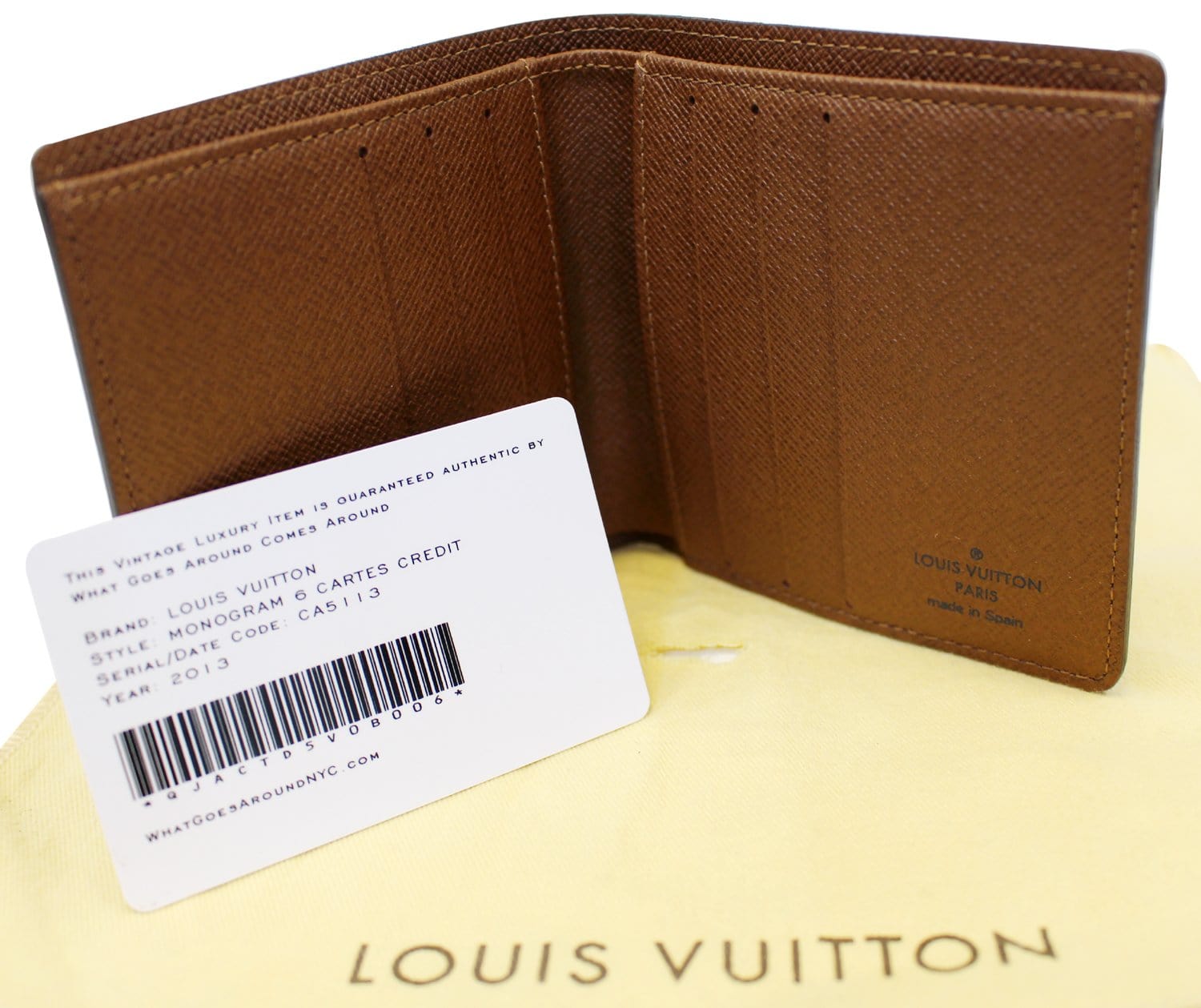 Louis Vuitton LV Monogram Coated Canvas Card Case - Red Wallets,  Accessories - LOU781436