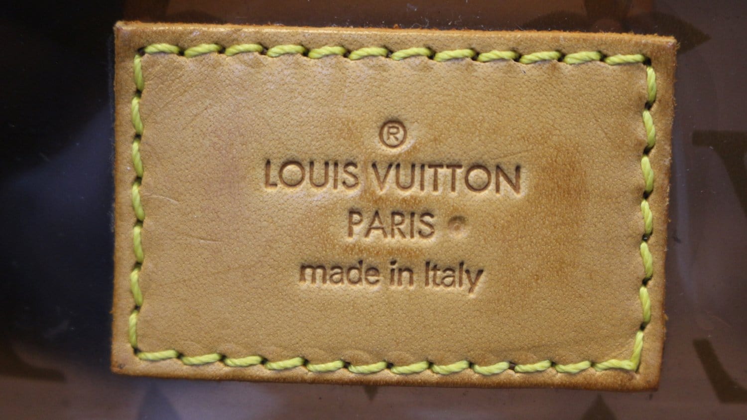 Louis Vuitton Limited Edition Vinyl Monogram Ambre Neo Cabas