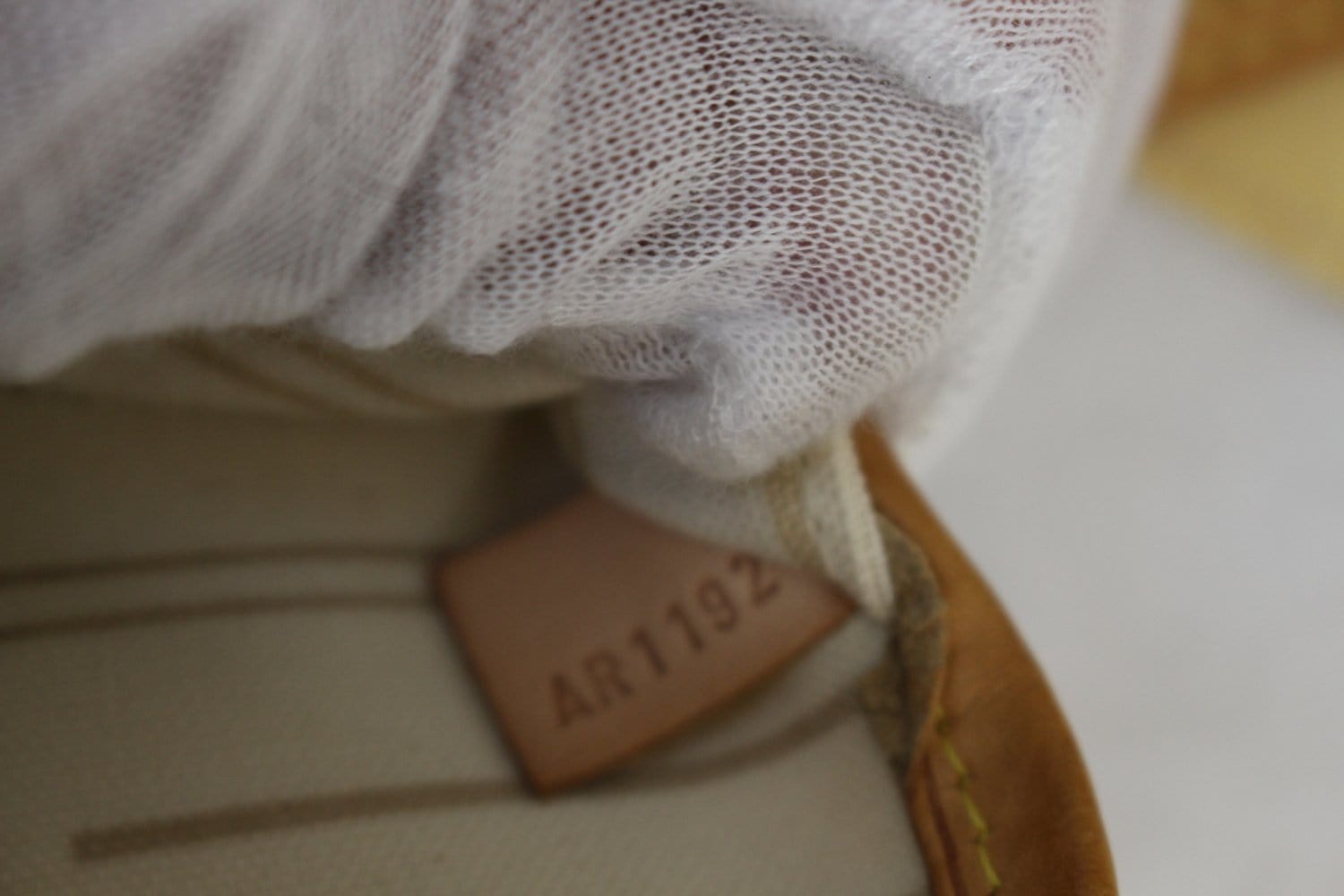 Louis Vuitton Damier Azur Neverfull PM  Designer Handbag Consignment  Boutique Raleigh NC
