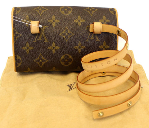 LOUIS VUITTON Monogram Canvas Pochette Florentine Bag