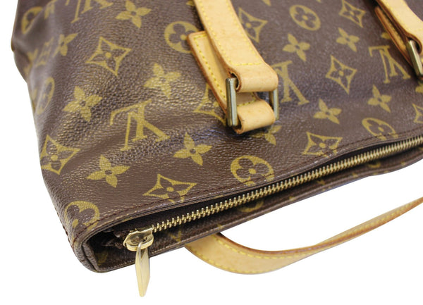 LOUIS VUITTON Monogram Canvas Cabas Piano Shoulder Bag