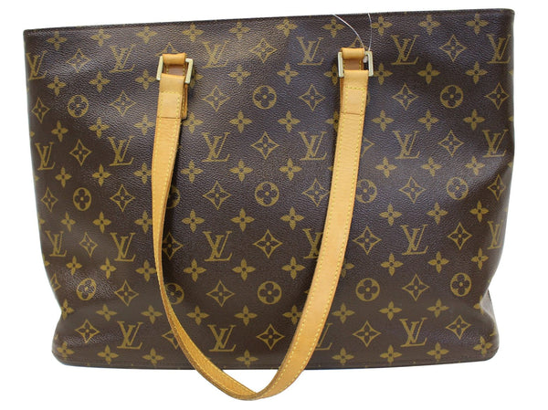 LOUIS VUITTON Monogram Canvas Brown Luco Tote Handbag