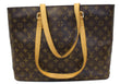 LOUIS VUITTON Monogram Canvas Brown Luco Tote Handbag