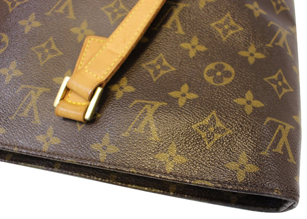 LOUIS VUITTON Monogram Canvas Brown Luco Tote Handbag