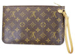 LOUIS VUITTON Pre Owned  Pochette Wristlet Fuchsia Monogram Neverfull MM 