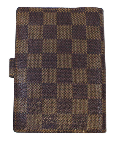 LOUIS VUITTON Damier Ebene Agenda PM Day Planner Cover