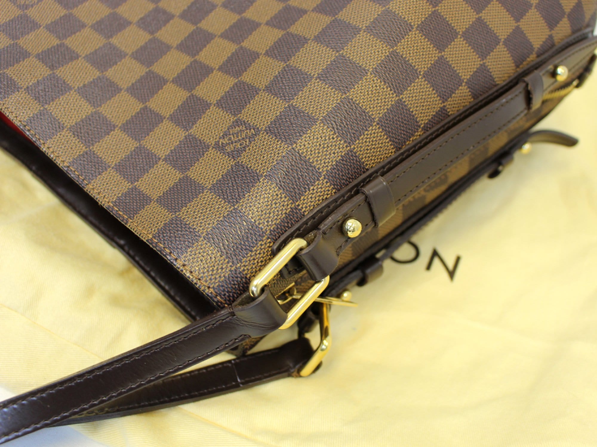 Louis Vuitton Damier Ebene Cabas Rivington - Brown Shoulder Bags