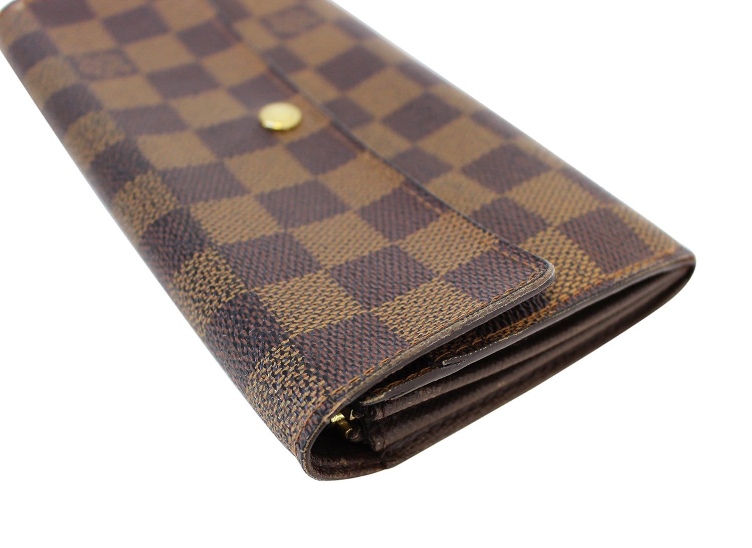 Louis Vuitton Damier Ebene Sarah Bi-fold Wallet – Louis Lady