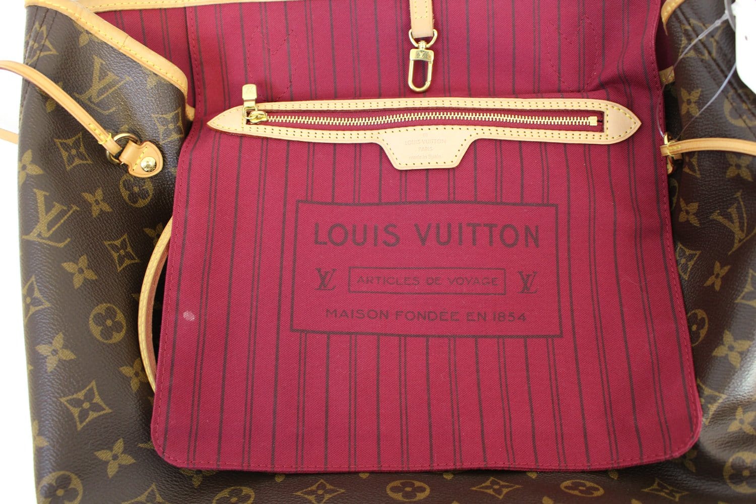 LOUIS VUITTON Brown & Pink Monogram V Bag — MOSS Designer Consignment