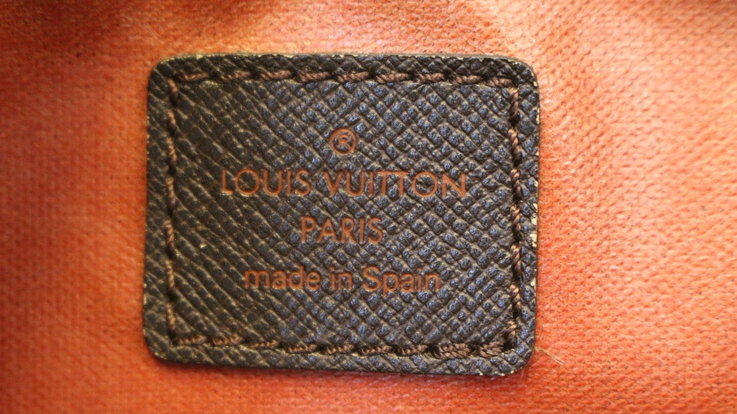 LOUIS VUITTON Damier Ebene Trousse Make Up Pouch Long strap N51982 Auth  pt1166 ref.583129 - Joli Closet