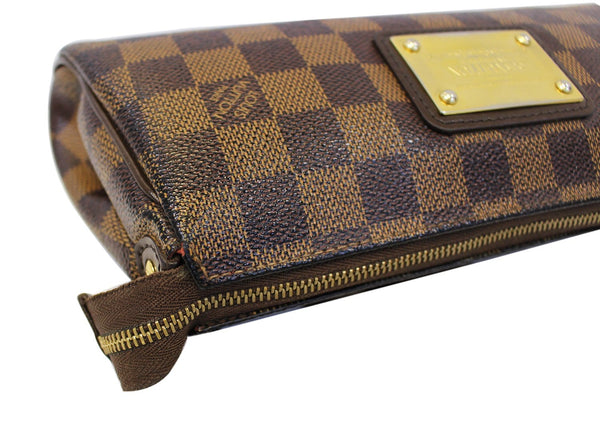 LOUIS VUITTON Damier Ebene Eva Accessories Pouch Crossbody