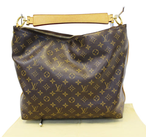 LOUIS VUITTON Monogram Canvas Sully MM Brown Shoulder Bag