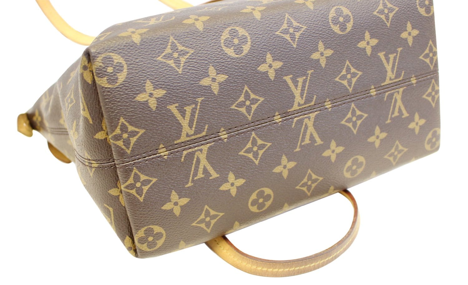 Authentic Louis Vuitton Monogram Iena PM Shoulder Tote Bag M42268 LV 7466F