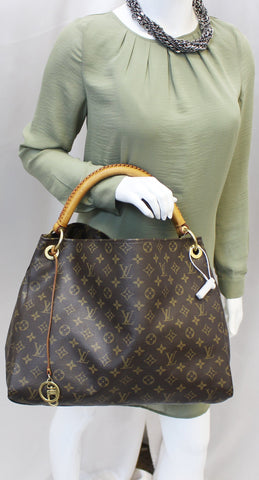 LOUIS VUITTON Monogram Canvas Artsy MM Hobo Shoulder Bag