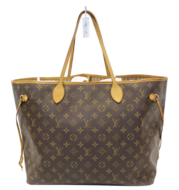 LOUIS VUITTON Monogram Canvas Neverfull GM Brown Tote Bag