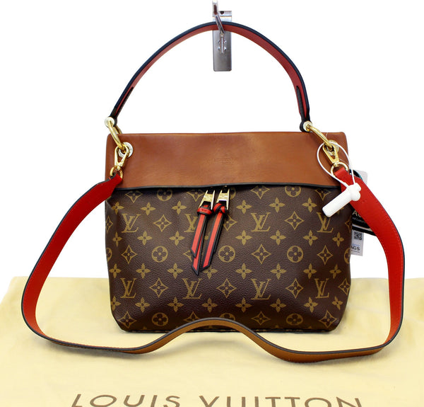 LOUIS VUITTON Caramel Monogram Canvas Tuileries Besace Shoulder Bag