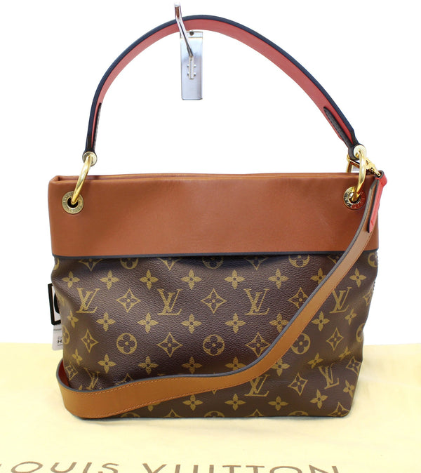 LOUIS VUITTON Caramel Monogram Canvas Tuileries Besace Shoulder Bag