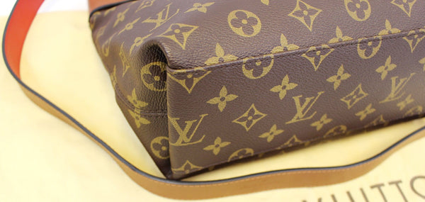 LOUIS VUITTON Caramel Monogram Canvas Tuileries Besace Shoulder Bag