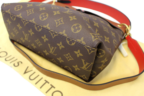 LOUIS VUITTON Caramel Monogram Canvas Tuileries Besace Shoulder Bag