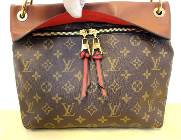 LOUIS VUITTON Caramel Monogram Canvas Tuileries Besace Shoulder Bag