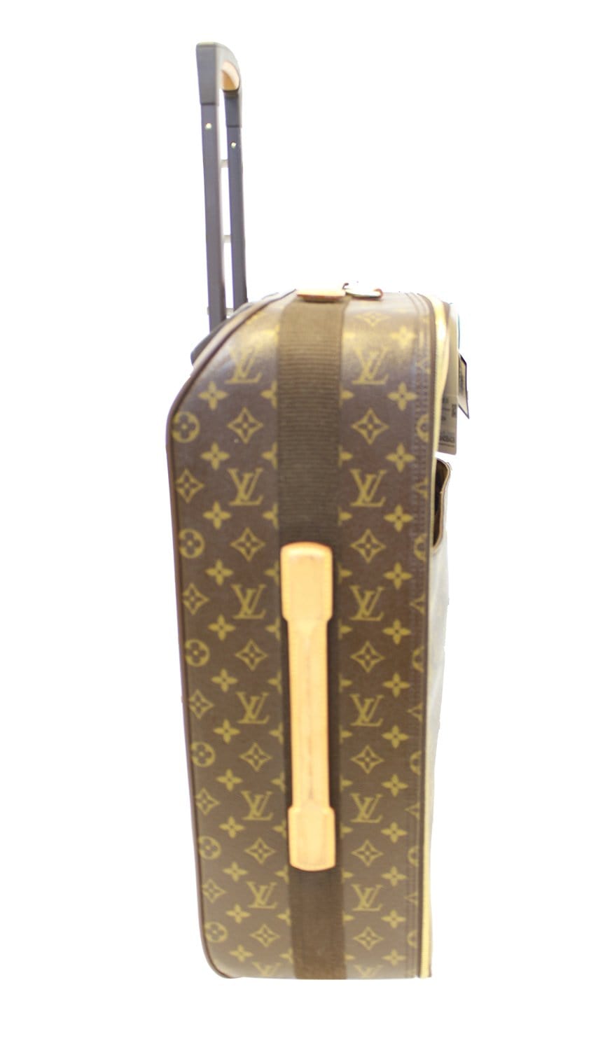 Louis Vuitton Pegase 55 Monogram Coated Canvas Spinner Suitcase on SALE