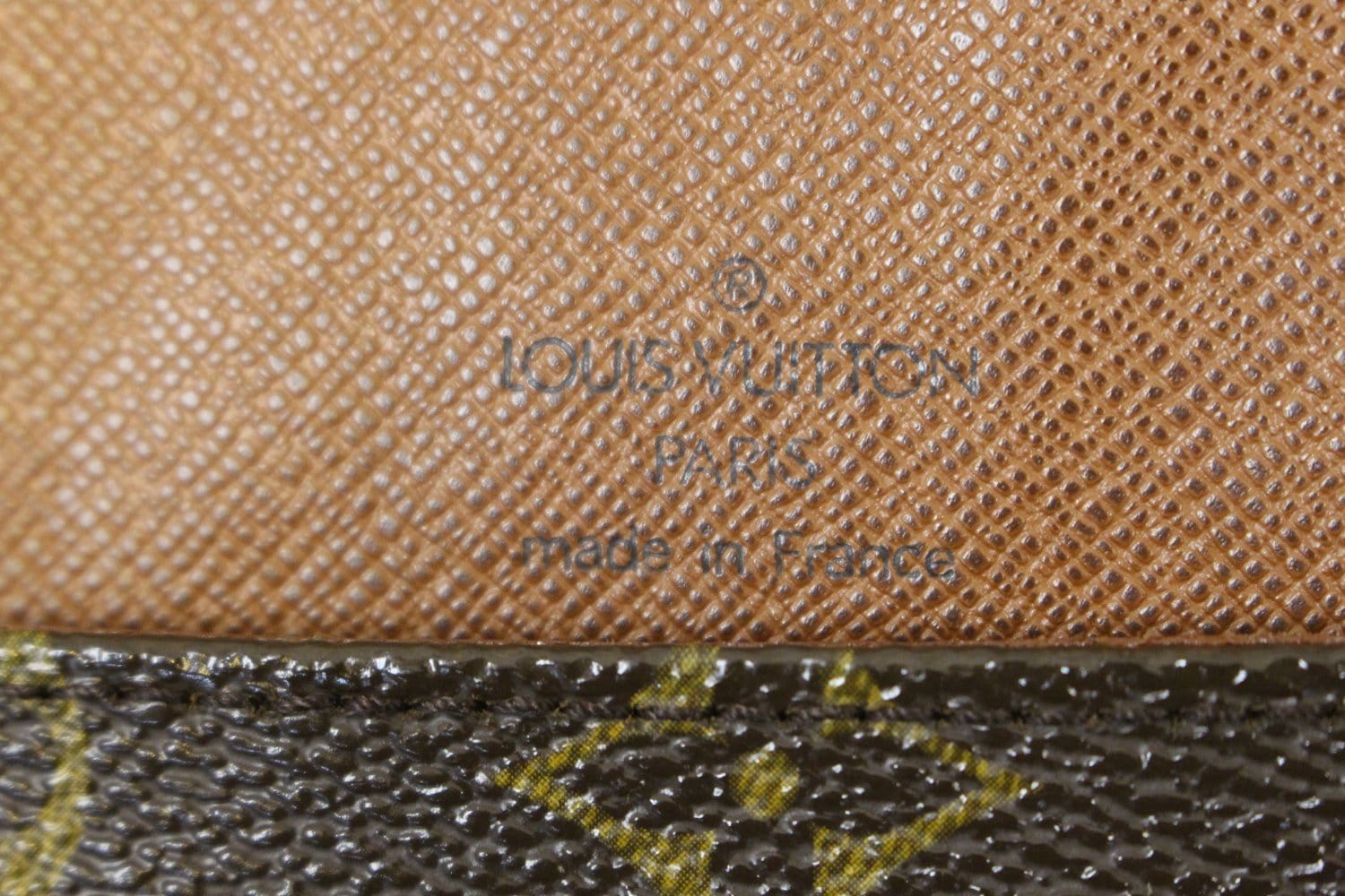 Pre-owned Louis Vuitton Synthetic Fibers Tote Bag In Brown