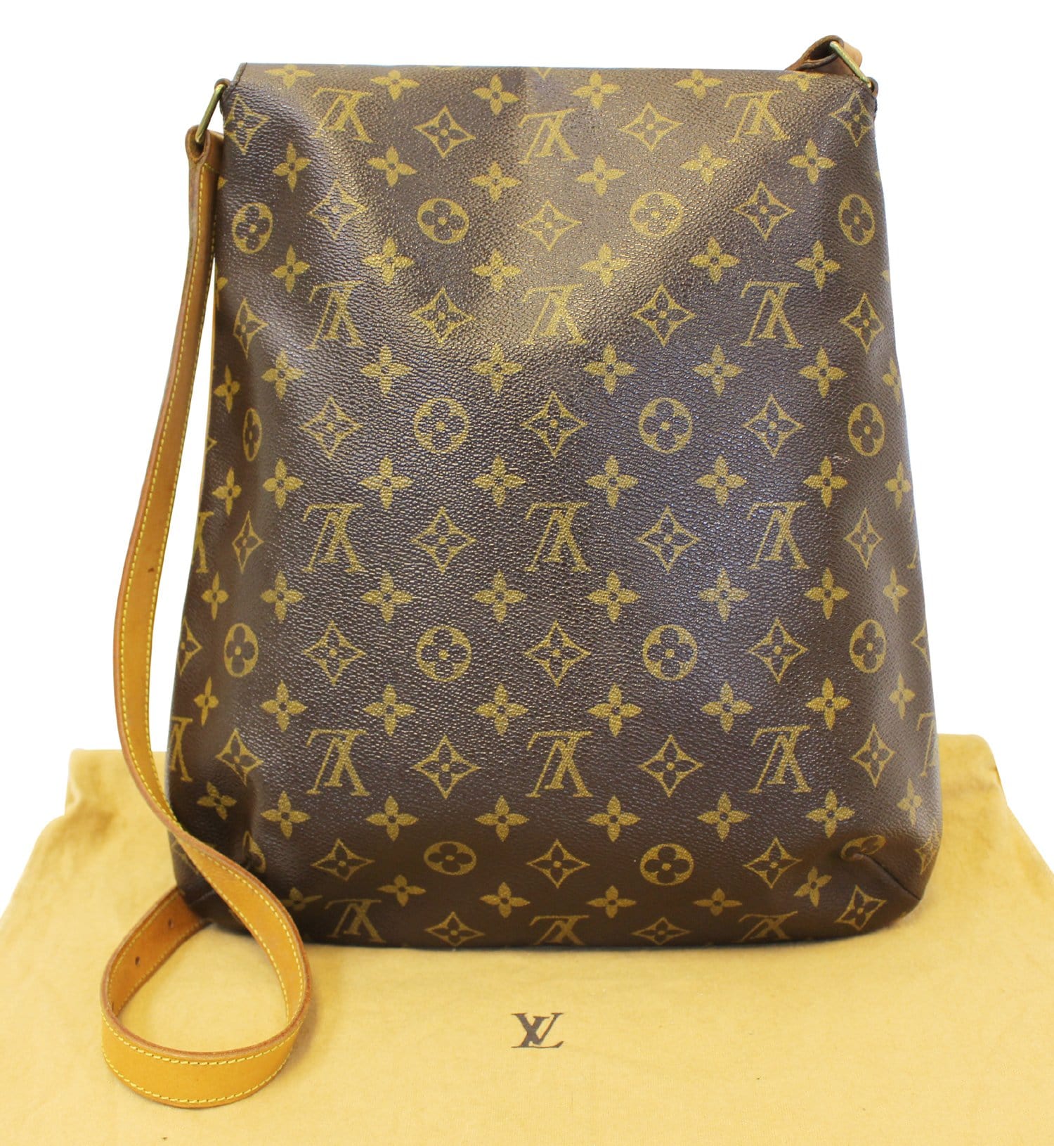 Louis Vuitton Bucket Gm Brown Canvas Shoulder Bag (Pre-Owned)