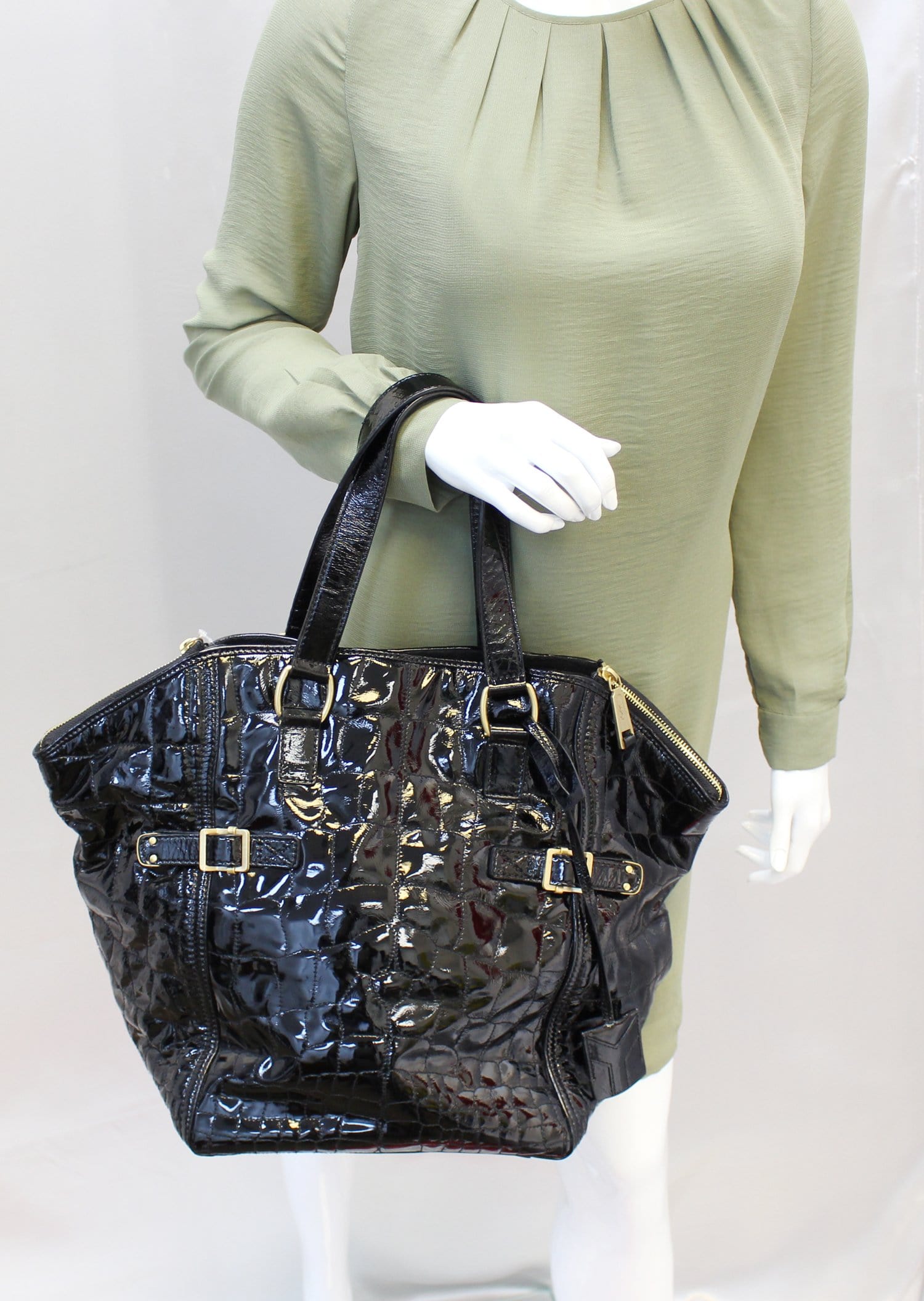 PATENT LEATHER TOTE – B ANN'S BOUTIQUE, LLC