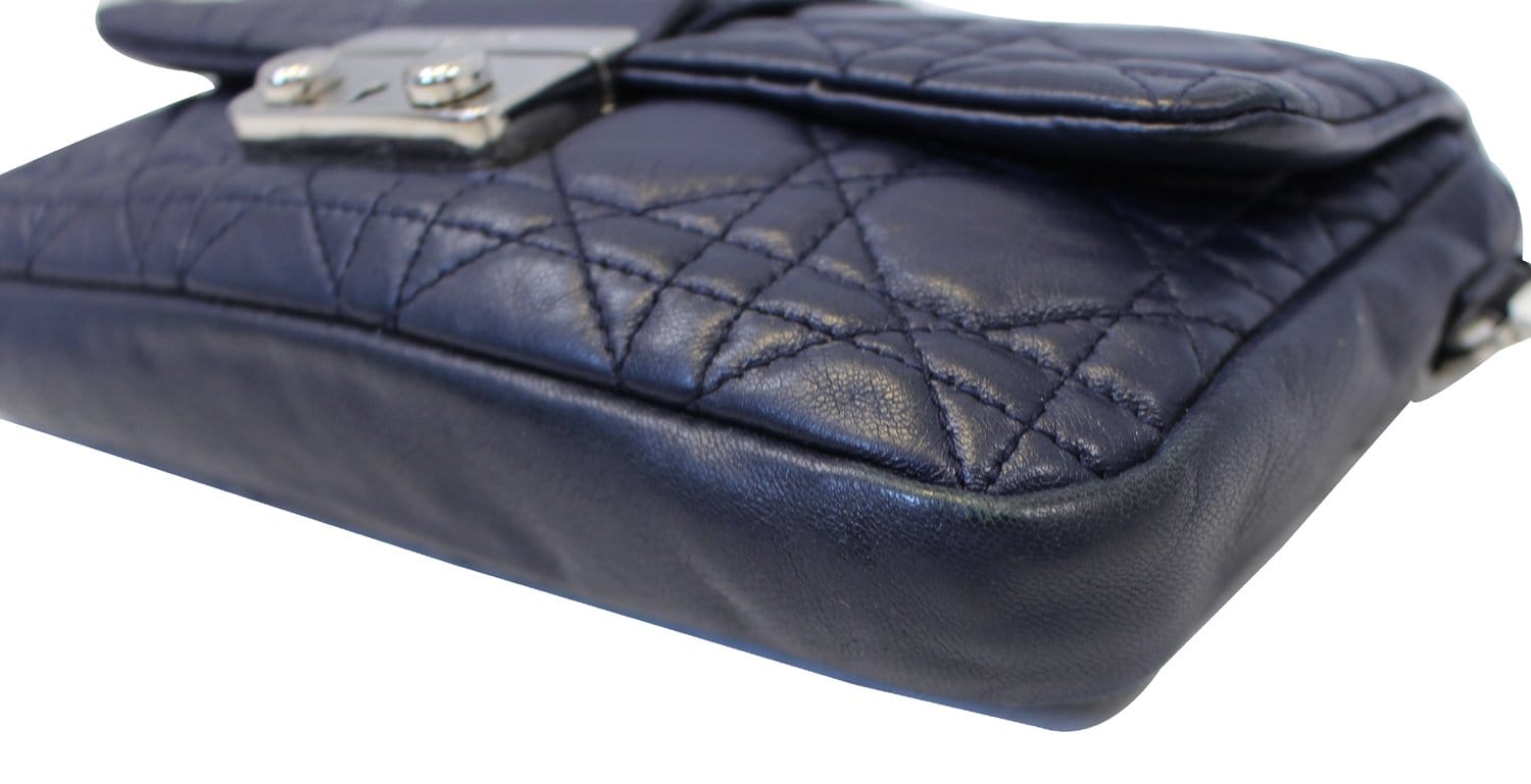 CHRISTIAN DIOR Miss Dior Cannage Quilted Leather Crossbody Bag