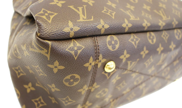 Louis Vuitton Artsy MM Monogram Canvas Tote Handbag - back view