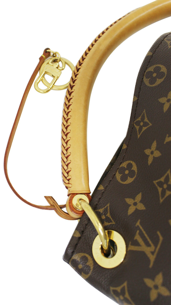 Louis Vuitton Artsy MM Monogram Canvas Tote Handbag - left view