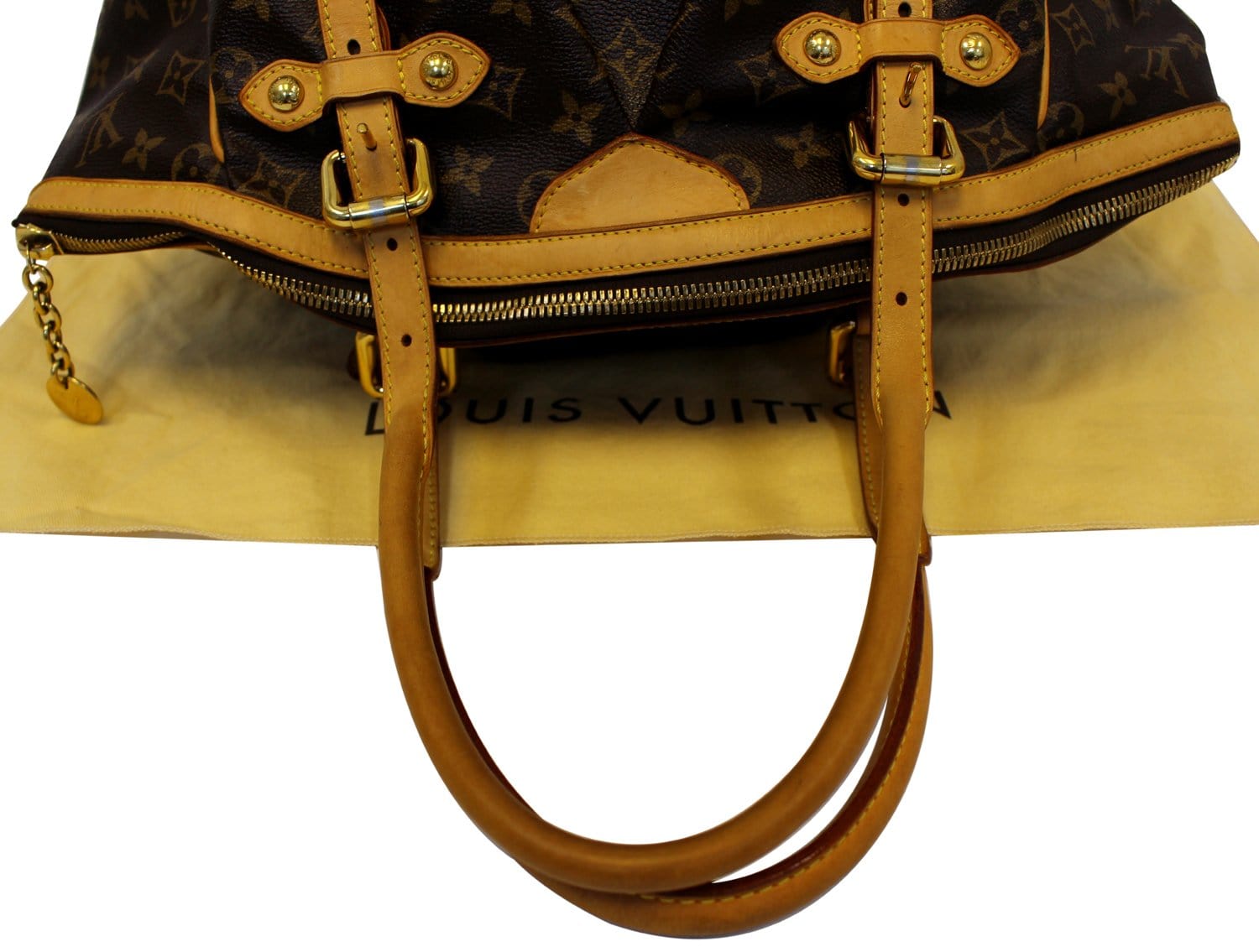 LOUIS VUITTON TIVOLI GM HANDBAG IN BROWN MONOGRAM CANVAS CANVAS HANDBAG  Cloth ref.750260 - Joli Closet