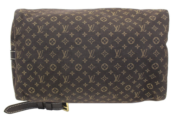 LOUIS VUITTON Ebene Mini Lin Speedy 30 Bandouliere Satchel Bag