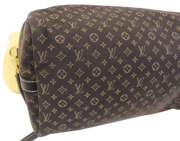 LOUIS VUITTON Ebene Mini Lin Speedy 30 Bandouliere Satchel Bag