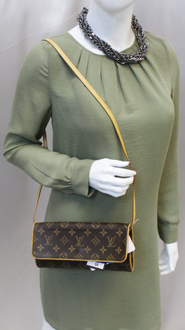 LOUIS VUITTON Monogram Canvas Pochette Twin GM Shoulder Bag