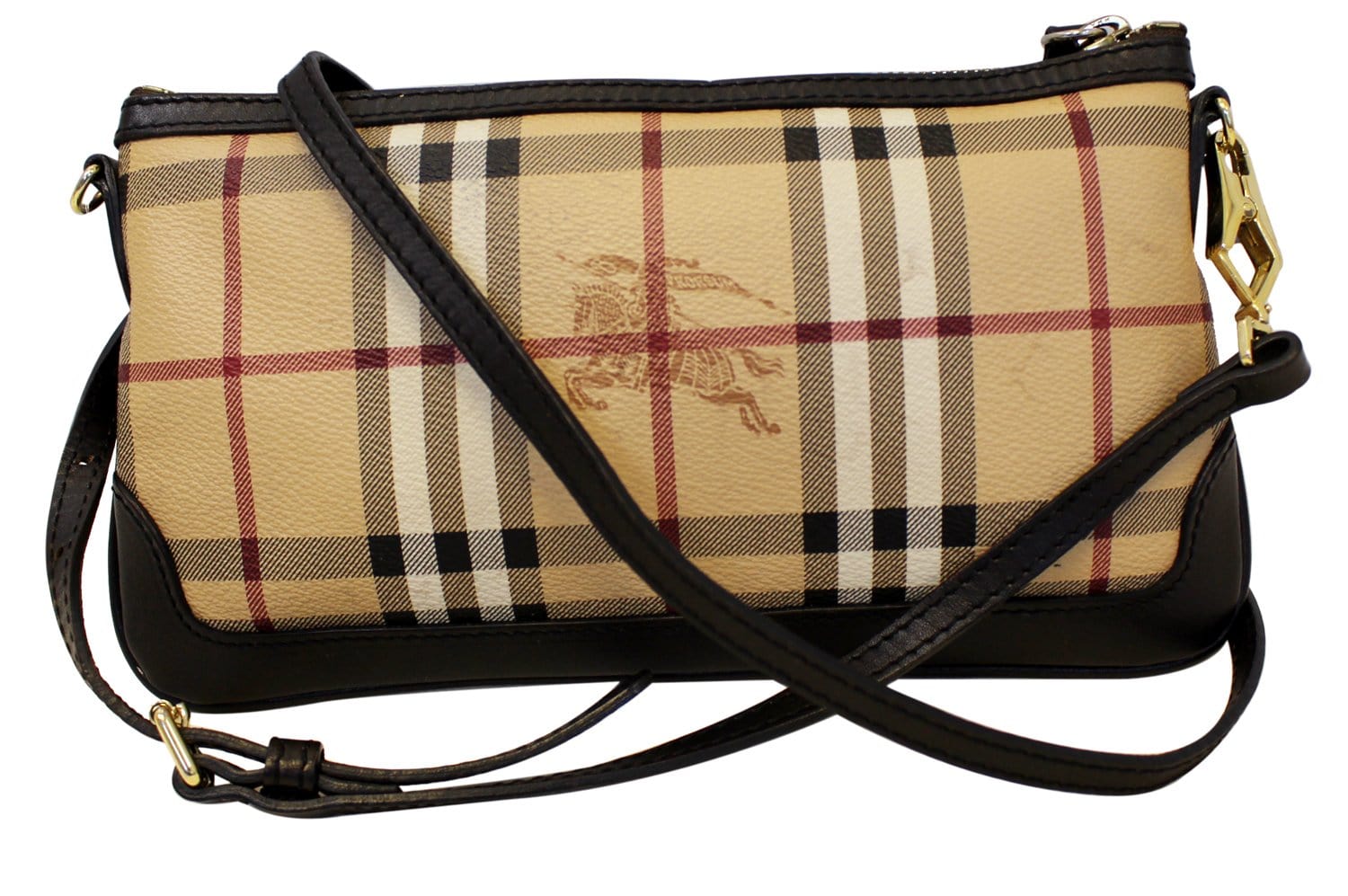 Burberry Beige Haymarket Check Coated Canvas - A World Of Goods For You, LLC