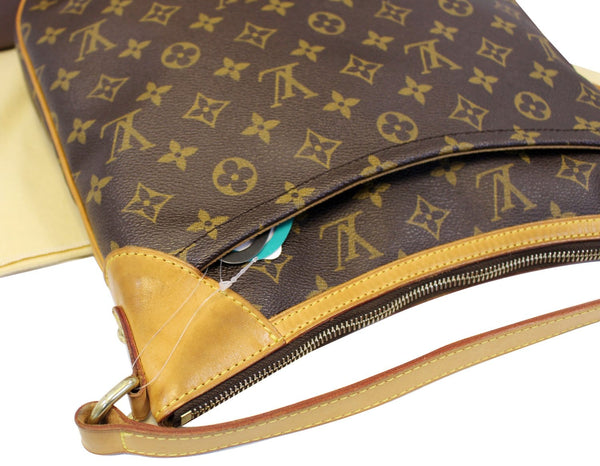 LOUIS VUITTON Monogram Brown Odeon MM Shoulder Crossbody Bag