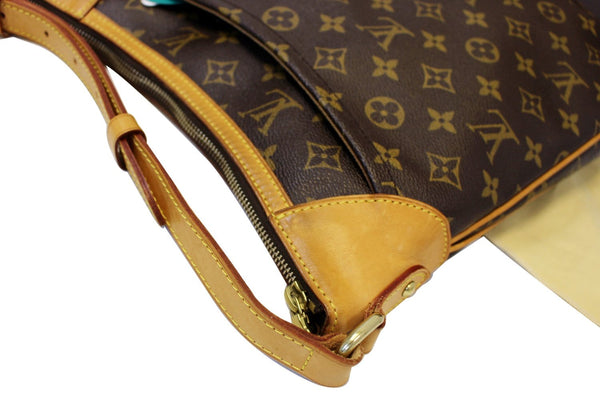 LOUIS VUITTON Monogram Brown Odeon MM Shoulder Crossbody Bag