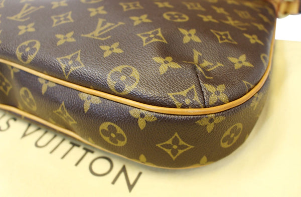 LOUIS VUITTON Monogram Brown Odeon MM Shoulder Crossbody Bag